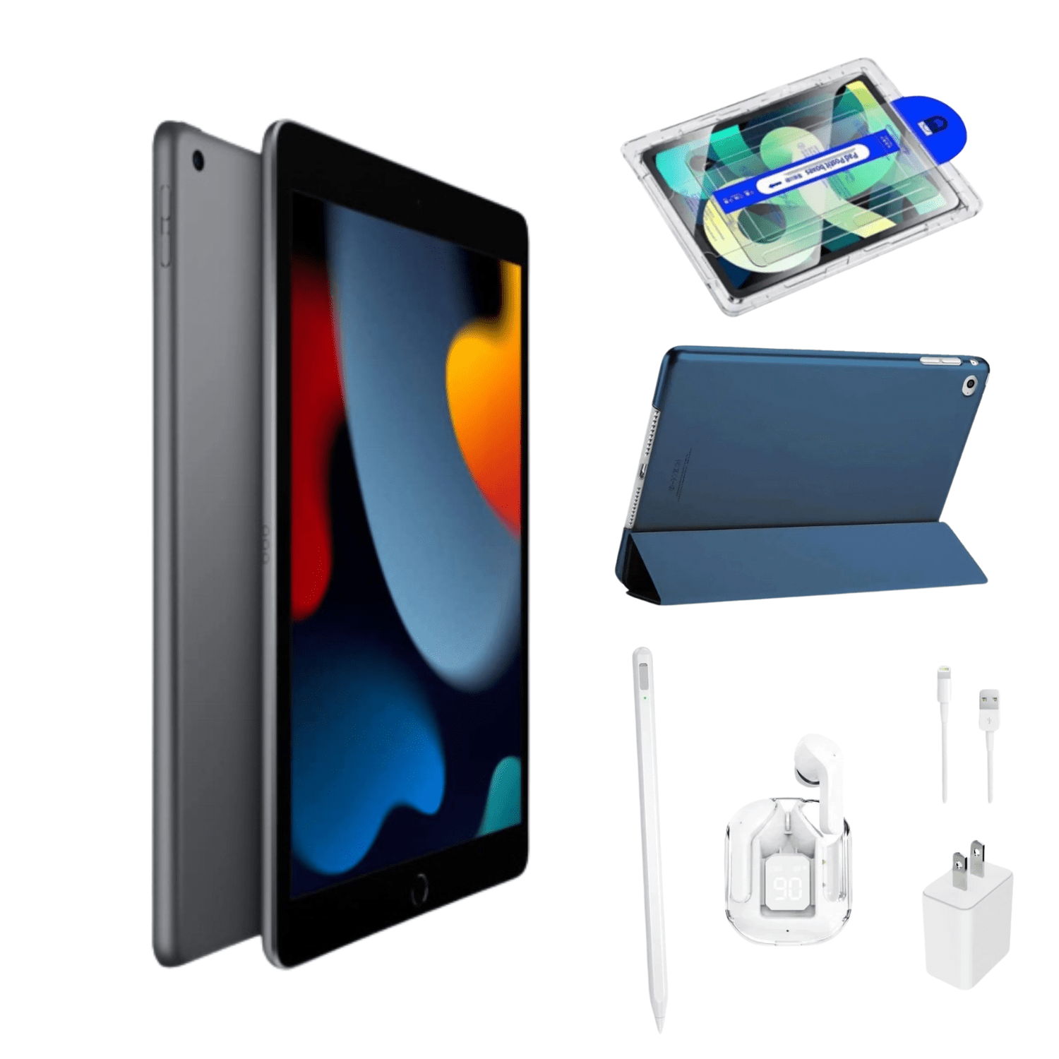 Refurbished Apple iPad 9 Bundle - 64GB - Wi-Fi - 10.2 - Space Gray