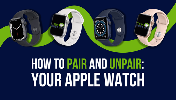 Pairing and unpairing your apple watch 