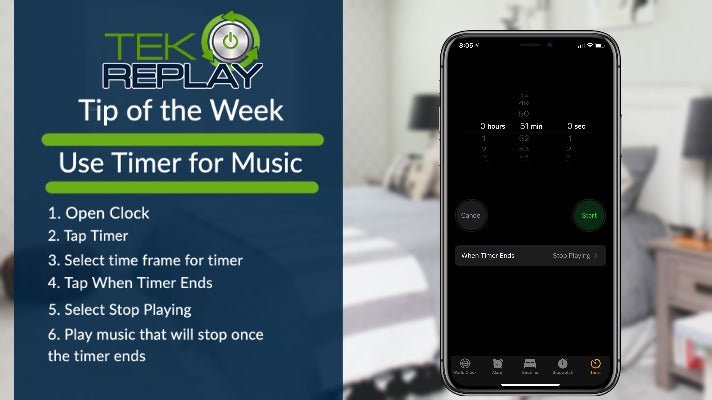 Using a timer for music