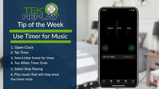 Using a timer for music