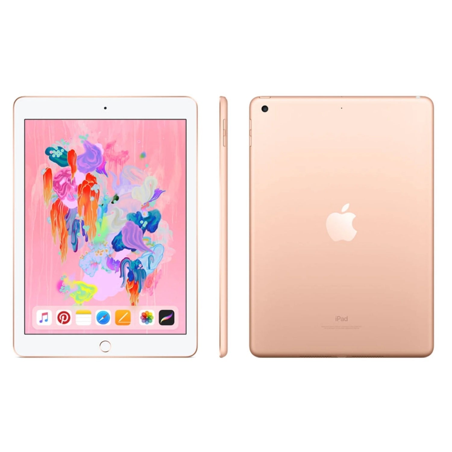 Apple iPad 6th Gen (Retina | Wi - Fi Only | 2018) - 9.7 - 32 GB - Gold | TekReplay