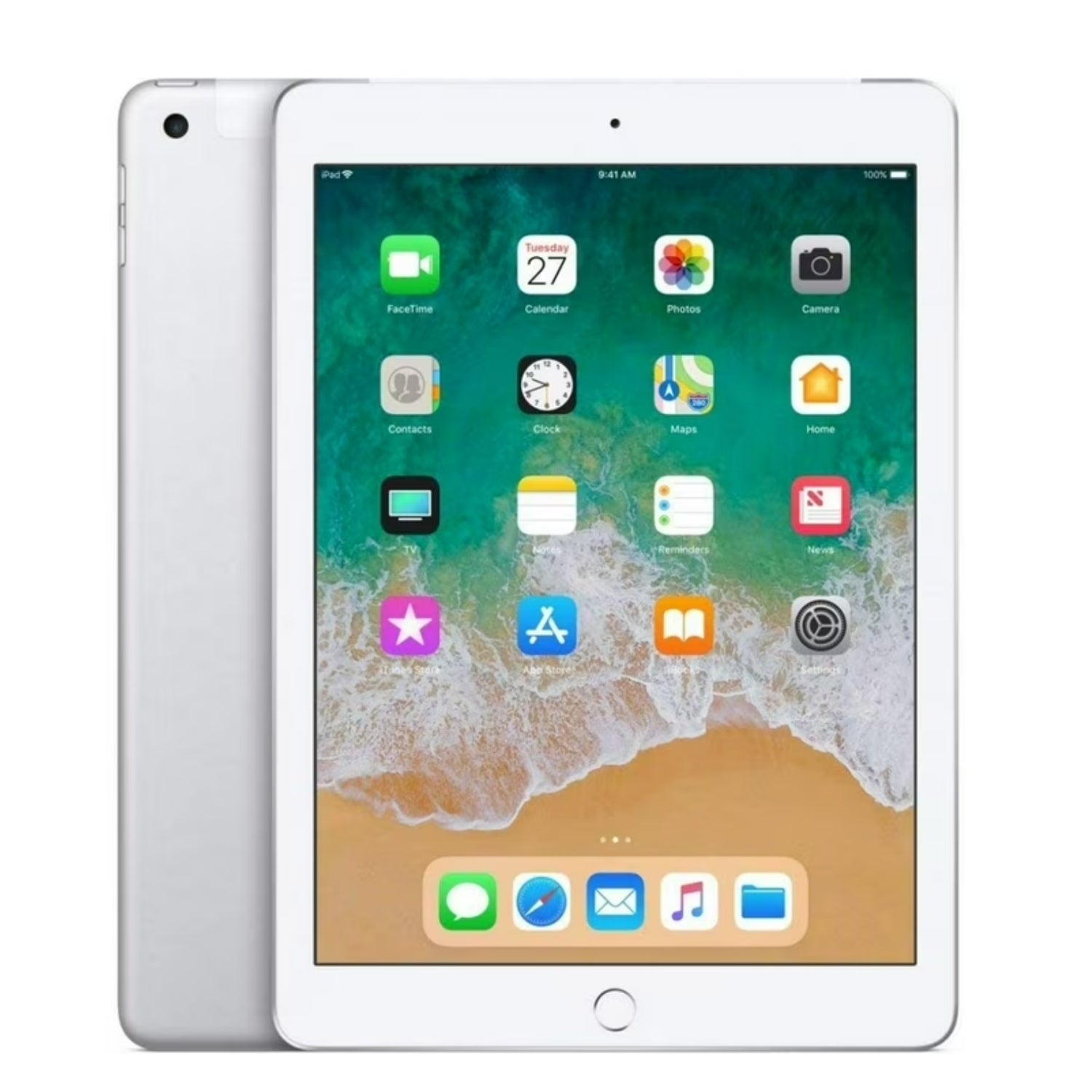 Apple iPad 6th Gen (Retina | Wi - Fi Only | 2018) - 9.7 - 32 GB - Silver | TekReplay