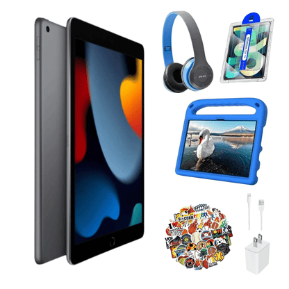 Apple iPad 9 Kids Bundle for Boys - 64GB - Wi - Fi - 10.2 - Space Gray - (2021) | TekReplay