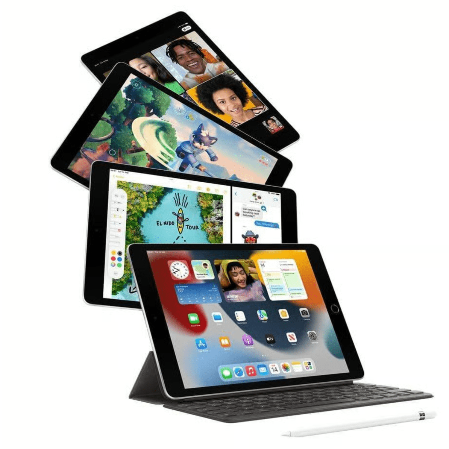 Apple iPad 9th Gen (Retina | Wi - Fi + Cellular | Late 2021) 10.2" - 256 GB - Space Gray | TekReplay