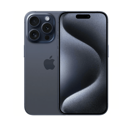 Apple iPhone 15 Pro (Fully Unlocked) - Blue Titanium - 128 GB | TekReplay