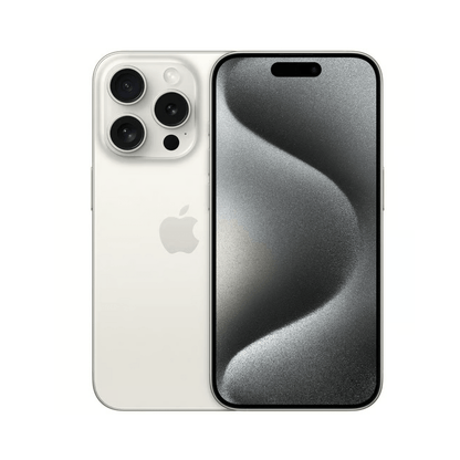 Apple iPhone 15 Pro (Fully Unlocked) - White Titanium - 256 GB | TekReplay