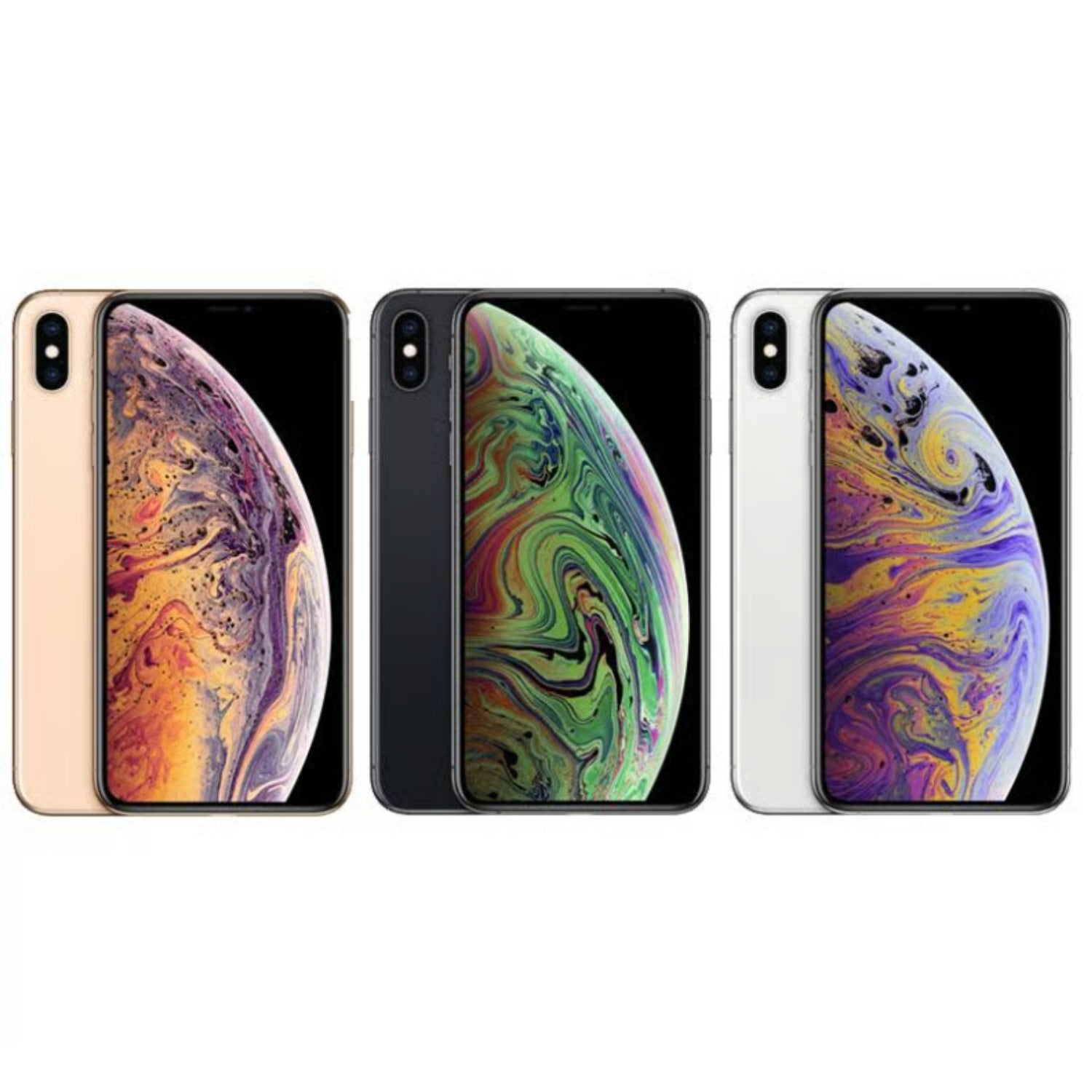 Apple iPhone XS Max (Fully Unlocked) - Silver - 256 GB