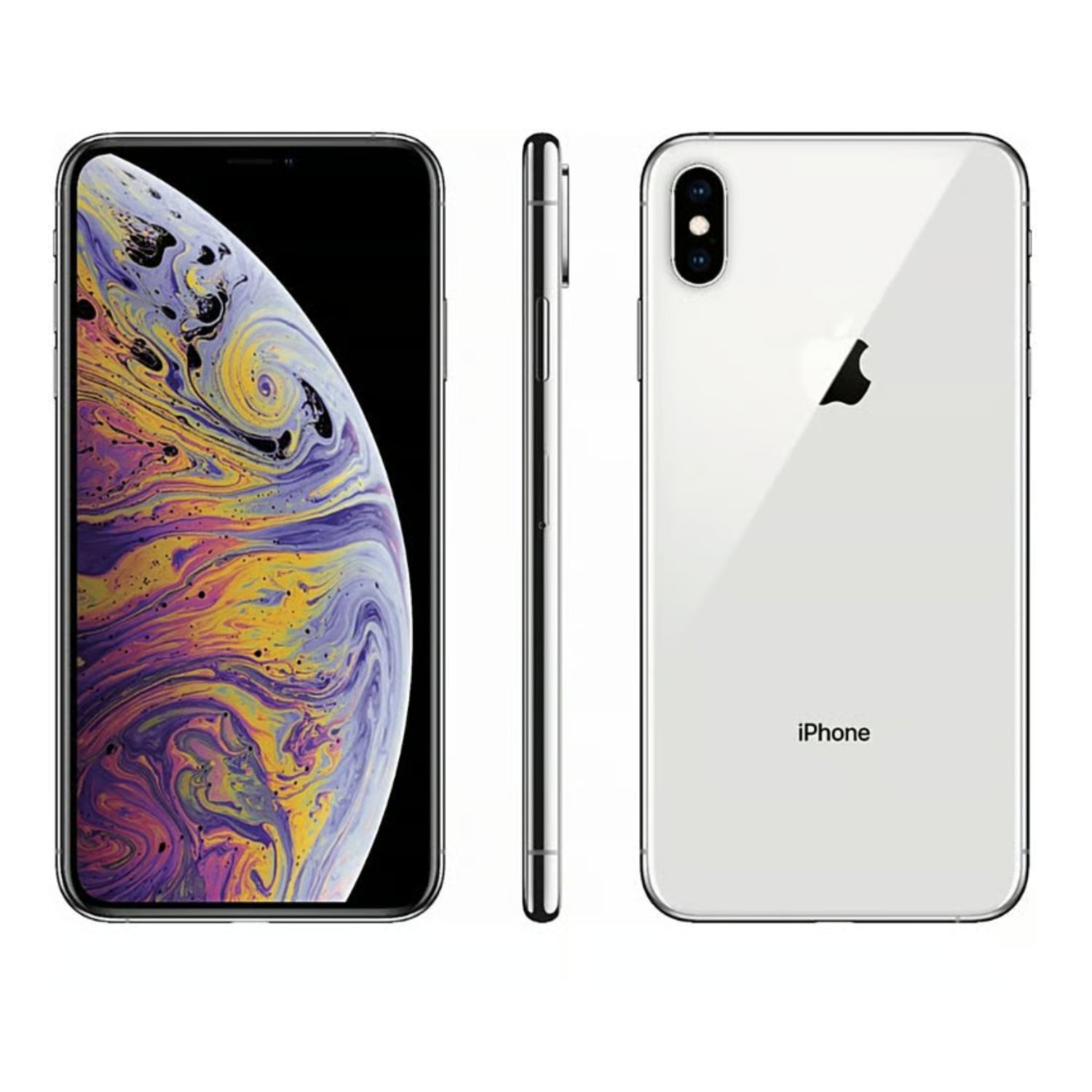 Apple iPhone XS Max (Fully Unlocked) - Silver - 64 GB | TekReplay