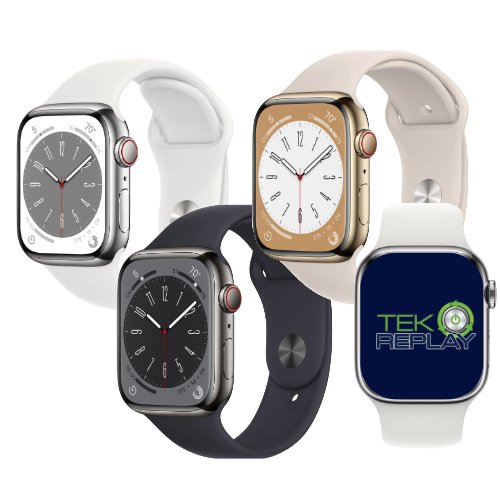 Apple Watch Series 8 (Stainless Steel | GPS + Cellular | Late 2022) | TekReplay
