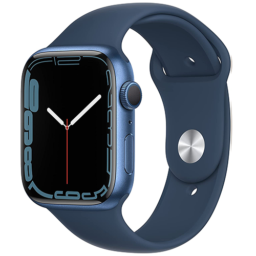 Apple Watch Series 7 45mm GPS - Blue Aluminum Case - Blue Sport Band (2021)
