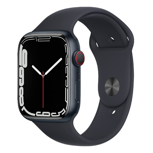 Apple Watch Series 7 45mm GPS + Cellular Unlocked - Midnight Aluminum Case - Midnight Sport Band (2021)