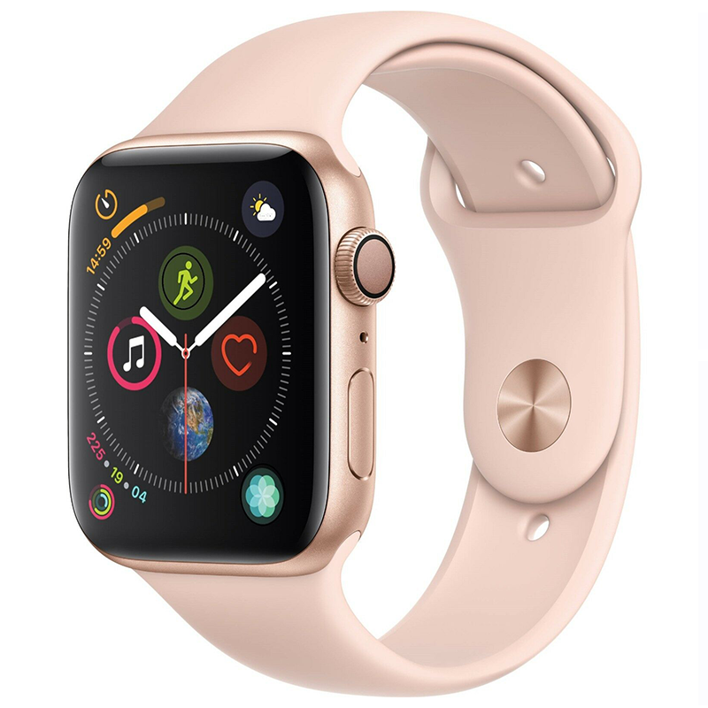 Apple Watch Series 4 44mm GPS - Gold Aluminum Case - Pink Sport Band (2018)