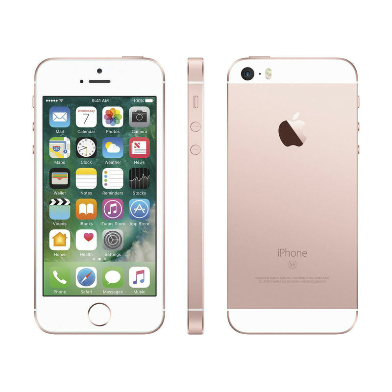 Apple iPhone SE (1st Gen) 16GB Fully Unlocked Verizon T-Mobile AT&T 4G LTE (2016) - Rose Gold