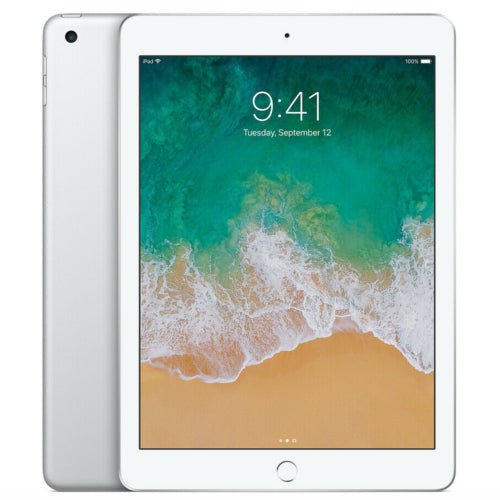 Apple iPad 5 (5th Gen) Tablet - 128GB - Wi-Fi + Cellular LTE - 9.7in - Silver - TekReplay