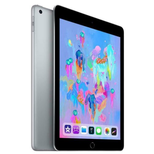 Apple iPad 6 (6th Gen) 128GB - Wi-Fi + Cellular Unlocked - 9.7" - Space Gray - (2018) - TekReplay