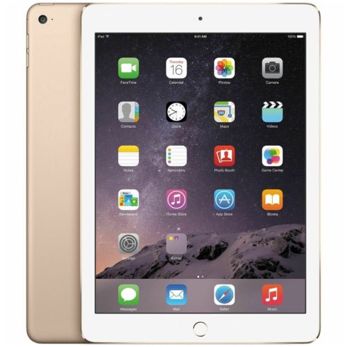 Apple iPad Air 2 (2nd Gen) 128GB - Wi-Fi + Cellular Unlocked - 9.7" - Gold - (2014) - TekReplay