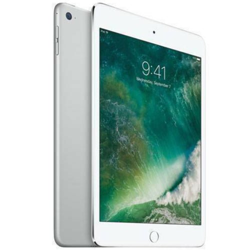 Apple iPad mini 4 (4th Gen) 128GB - Wi-Fi + Cellular Unlocked - 7.9" - Silver - (2015) - TekReplay