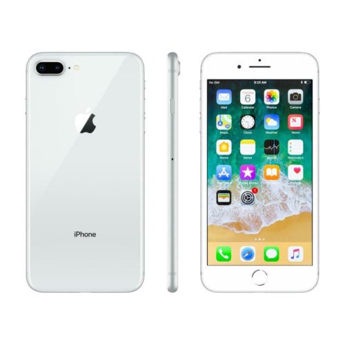 Apple iPhone 8 Plus 128GB Fully Unlocked Verizon T-Mobile AT&T 4G LTE (2017) - Silver - TekReplay