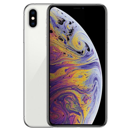 Apple iPhone XS Max 512GB Fully Unlocked Verizon T-Mobile AT&T 4G LTE (2018) - Silver - TekReplay