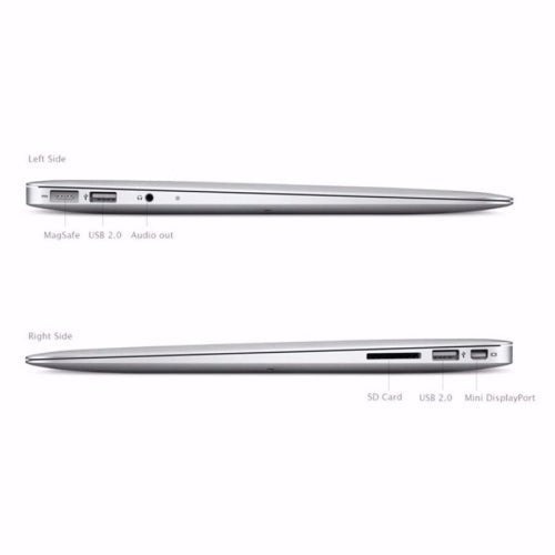 Apple MacBook Air Laptop Core i7 2.0GHz 8GB RAM 256GB SSD 13" Silver MD846LL/A (2012) - TekReplay