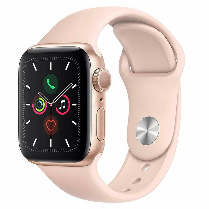 Apple Watch Series 5 40mm GPS - Gold Aluminum Case - Pink Sport Band (2019) - TekReplay