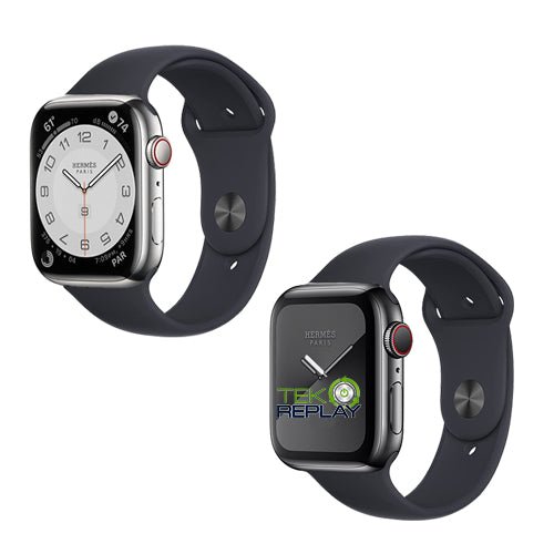 Apple Watch Series 7 (Hermès | Stainless Steel Case | GPS + Cellular Unlocked | Late 2021) | TekReplay