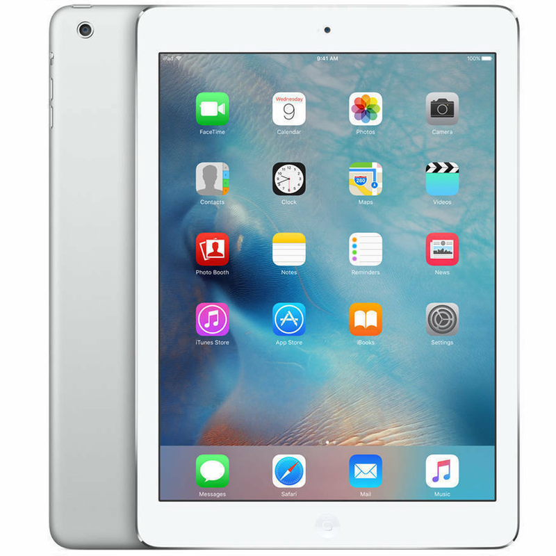 Apple iPad Air (1st Gen) 16GB - Wi-Fi + Cellular Unlocked - 9.7" - Silver - (2013)
